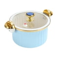 thumbnail image 2 of Elodie Stovetop Cooking Pot Slow Cooker and Food Warmer 7L with Lid Easy Clean Hot Pot Rice Cooking Steamer for Food Cereals Noodles blue, 2 of 8