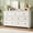 Beige, variant on ASTUVIA 7 Drawer Dresser for Adult - Wide TV Stand with Anti-Tip Metal Rails for Bedroom Living Room,Brown