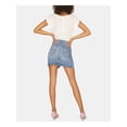 thumbnail image 2 of SANCTUARY $89 Womens New 0097 Blue Slitted Mini A-Line Casual Skirt 29 Waist B+B, 2 of 2