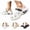 White, variant on Men Cushioned Arch Support Clogs, Thick Sole Waterproof Slip On Outdoor Hiking Sandals Size: 9 White