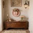 thumbnail image 3 of Ceramic Cowboy Hat Hanging Vase 1pc, Pink Hanging Wall Planter for Artificial Flowers, Rustic Farmhouse Home Decor for Bathroom Living Room, Office, and Home Decor, 3 of 7