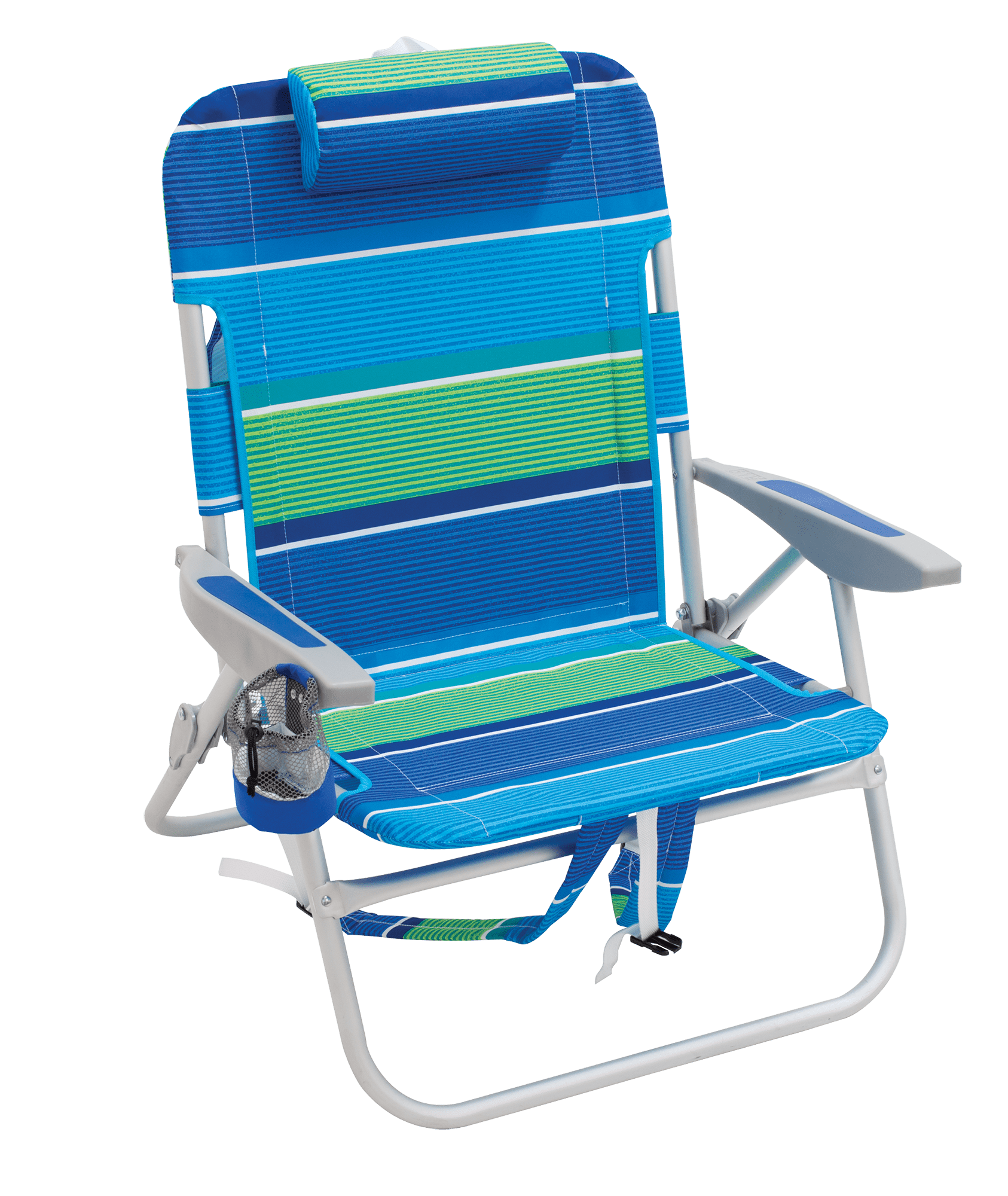 RIO Beach Big Guy Backpack Beach Chair - Stripe - Walmart.com