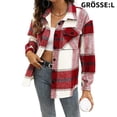 thumbnail image 1 of Chaquetas camiseras, chaquetas de cuadros, blusas de manga larga, blusas camiseras con botones., 1 of 4