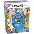 thumbnail image 2 of OREO Pokémon Themed Chocolate Sandwich Cookies, Limited Edition, 12 Snack Packs, 2 of 9
