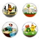 thumbnail image 3 of Figuras de acción de Pokémon en 3D, 1 piezas, Pokeball, modelo de PVC transparente, Eevee, Articuno, Gengar, Mewtwo, Rowlet, juguete de colección, regalo para niños, 3 of 6