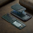 thumbnail image 4 of Compatible with Magsafe Magnetic 2 in 1 Detachable Wallet Case with Card Holder for Samsung Galaxy S24 Plus, for Women Men, PU Leather Flip Kickstand Credit Slots for Samsung Galaxy S24 Plus, Green, 4 of 10