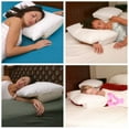 thumbnail image 2 of Better Sleep Pillow Therapeutic Multipositional Memory Foam Pillow with Removable Washable Cover, 2 of 5