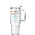 thumbnail image 2 of Retirement Gifts for Men the Legend Has Officially Retired, Retirement Tumbler, Retirement Gag Gifts & Retired Gifts for Men 40oz Tumbler with Handle, 2 of 7
