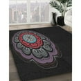 thumbnail image 2 of Ahgly Company Indoor Rectangle Patterned Carbon Gray Novelty Area Rugs, 6' x 9', 2 of 6