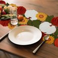 thumbnail image 2 of OVZME Embroidered Autumn Pumpkin Fall Thanksgiving Decor,36 Inch Cutwork Embroidery Table Runner with Pumpkins&Sunflowers, Thanksgiving Party/Kitchen Holiday Dinner Harvest Decorations,13"x36", 2 of 7