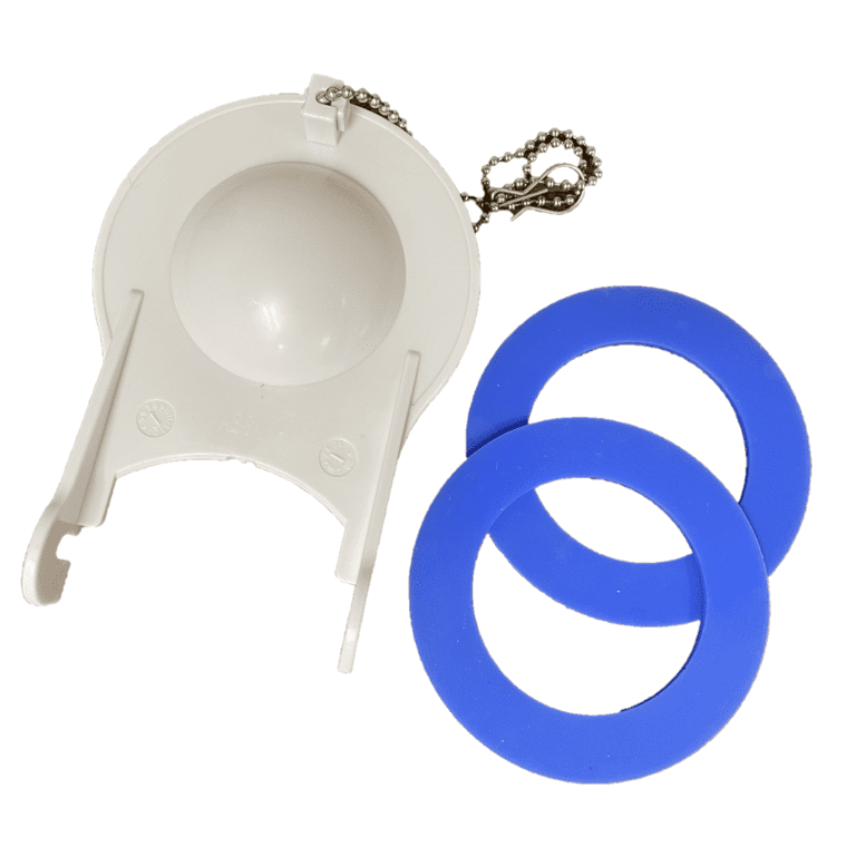 Jacuzzi HF04000 Compatible Toilet Flapper with 2 Extra Seals