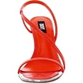thumbnail image 4 of DKNY Womens Danielle Patent Dressy Slingback Sandals, 4 of 4