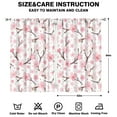 thumbnail image 2 of Pink Branches Curtains-blackout Curtains Bedroom Decor Living Room Darkening Grommet Window Drapes 2 Panels Set 52"x 84", 2 of 2
