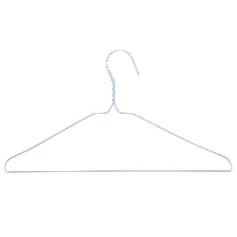 Hangorize USA-Made Heavy Duty Plastic Hangers, White - Pack of 24 Clothes  Hangers with Hook for Scarves, Belts, Straps - Clothing, Suit, and Coat