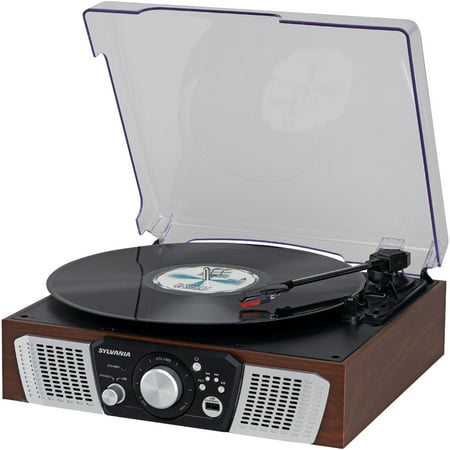SYLVANIA SRC831 Turntable with 2 Built-in Speakers & USB
