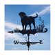 thumbnail image 4 of Veleta de metal para perro, silueta de veleta, indicador de dirección del viento decorativo para jardín para patio al aire libre Granja, 4 of 5