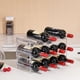 thumbnail image 4 of Estantería para vinos – Organizador apilable de plástico transparente para 4 botellas, estantería desmontable para vasos, ahorrador de espacio, visible, 13,78 x 11,81 x 7,87 pulgadas, uso en barra, 4 of 7
