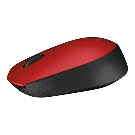 Logitech - M170 Wireless Compact Optical Ambidextrous Mouse - Red