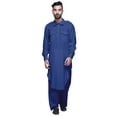 thumbnail image 1 of Atasi Classic Collar Pathani Kurta Pajama For Boys Rayon Front Pocket Shirt, 1 of 5