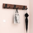 thumbnail image 7 of Rungopro 20 Pack Coat Hooks, Wall Hooks, Double Coat Hooks Wall Mounted, Coat Hooks for Wall Hooks for Hanging with 40 Screws Black Hooks for Hanging Coat, Bag, Scarf, Towel, Hat, Key, Cup, Black, 7 of 7