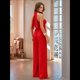 thumbnail image 5 of Mono para Mujer, Cuello Halter Cruzado, Pierna Recta, Mono Rojo Talla S, 5 of 8