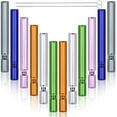 thumbnail image 1 of 12 Pieces Glass Test Tube Glass Tubing with 2 Brushes Reusable Samples Collection Lab Supply for Home Planting Festival Party Decoration Candy Storage (Pink, Blue, Green, Black, Clear,4 x 0.5 Inch), 1 of 6
