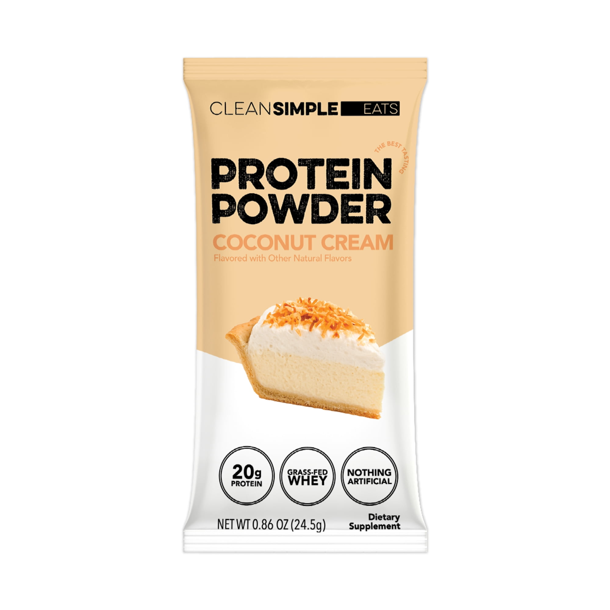 Clean Simple Eats Protein Powder Coconut Cream - 1 Stick (xylitol free)