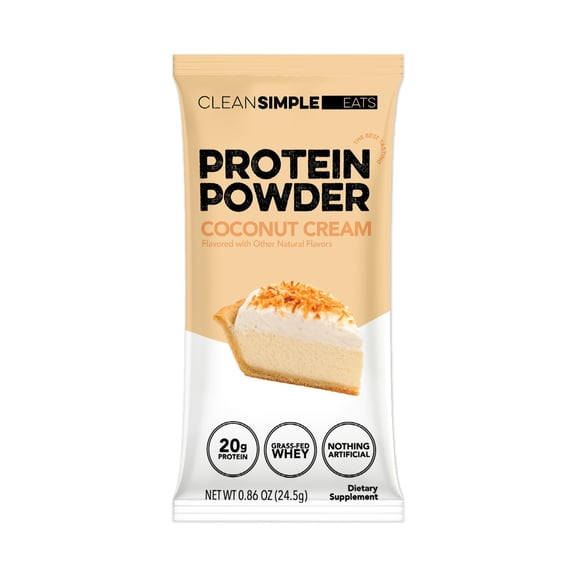 Clean Simple Eats Protein Powder Coconut Cream - 1 Stick (xylitol free)