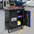 thumbnail image 5 of ARTMAN Rolling Tool Chest,Movable Lockable Double Door Partition, with Lock Hardware, Storage Tool Cart for Garage Workshop Warehouse, 5 of 11