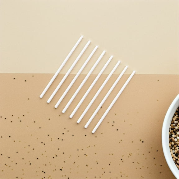 Beaupretty 8Pcs Hanging Burning Rods for Pottery Kiln Durable Aluminium Oxide Material White