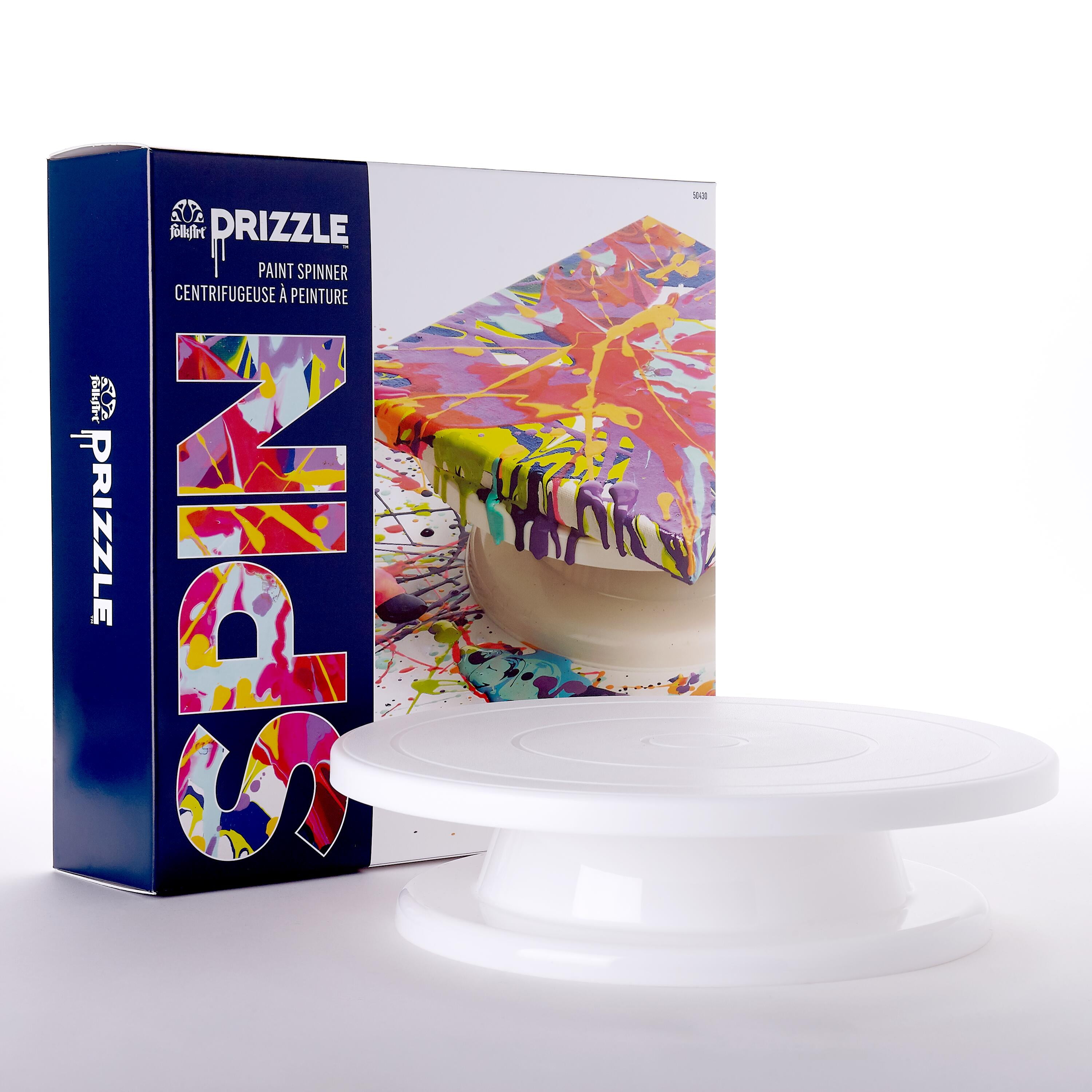 FolkArt Drizzle Manual Turntable, Durable Tool Perfect for Fluid Paint