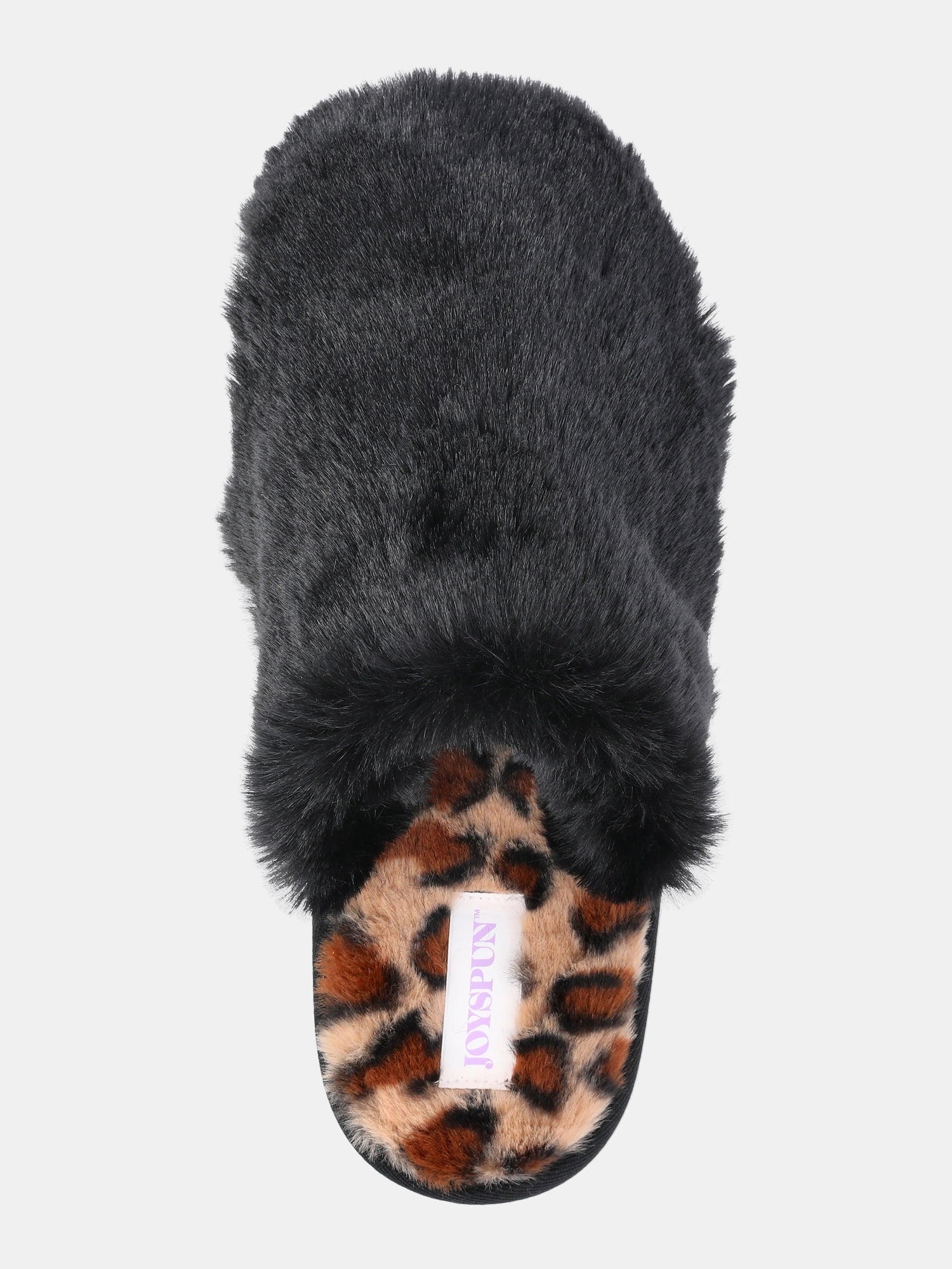Joyspun Women's Plush Scuff Slippers
