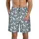 thumbnail image 1 of Balery Poodle Dog Traje de Baño Estilo Hawaiano para Hombre, Shorts de Secado Rápido con Bolsillos-Large, 1 of 6