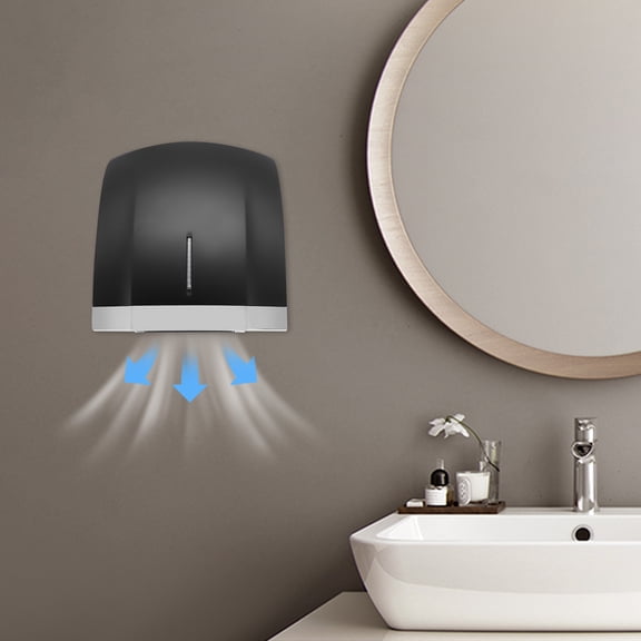 DENEST 1800W Commercial Electric Hand Dryer High Speed Hot Cold Air Hand Dryer