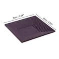 thumbnail image 4 of Unique Bargains 1 Pc Waterproof Soap Holder Trapezoid Purple Soap Holder for Bathroom 3.54"x3.54"x0.51", 4 of 6