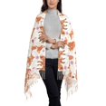 thumbnail image 2 of Sikiie Hand Drawn Snake Shawl Wraps Big Scarf Tassel Fall Winter Thick Scarf Warm Shawl Women Fall Gifts, 2 of 8