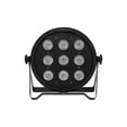 thumbnail image 3 of Monoprice Flat PAR Stage Light RGBW | 10 watt, x 9 LED, 8-channel DMX, Strobe follow mode - Stage Right Series, 3 of 6
