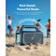 thumbnail image 3 of soundcore Boom 2 de Anker, altavoz para exteriores, 80 W, subwoofer, BassUp 2.0, tiempo de reproducción 24 h, resistente al agua IPX7, flotante, luces RGB, USB-C, ecualizador personalizado, Bluetooth, 3 of 5