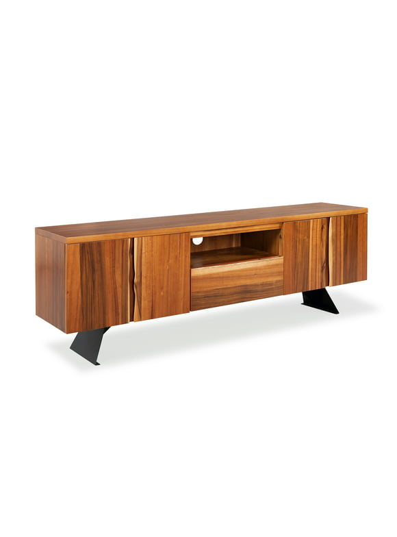 Sherwood Live Edge Blackwood 75"Lx16"Dx26"H Media Entertaiment TV Stand for up to 75 in TV