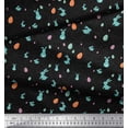 thumbnail image 3 of Soimoi Polyester Crepe Fabric Egg & Rabbit Animal Print Fabric by The Yard 42 Inch Wide, 3 of 3