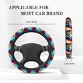 thumbnail image 3 of Sigee Modern Abstract Colorful Skull A for Steering wheel cover Elastic Steering Wheel Cover Universal Fit Steering Wheel Cover, 3 of 6