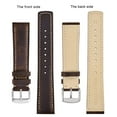 thumbnail image 3 of Retro Genuine Leather Watch Straps,18mm Replacement Watch Band with Stainless Steel Buckle, 3 of 7