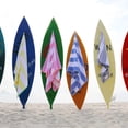 thumbnail image 3 of Toalla de playa HENBAY de algodón de gran tamaño, 90 x 180 cm, color azul ahumado, 3 of 6