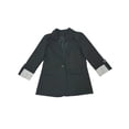 thumbnail image 4 of Lroveb Blazers for Women Business Casual Fashion Up Suit Slim Seven Points Roll Sleeve Jacket Woman Suit Jacket, 4 of 4