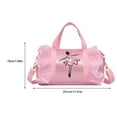 thumbnail image 2 of mmirethe Fashion Shoulder Bag With Large Capacity For Girls Latin Dance Outfit Pink long yarn 1Set, 2 of 6