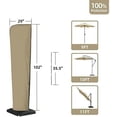 thumbnail image 3 of Abba Patio Brown Umbrella Cover, Water Resistant, 3 of 8