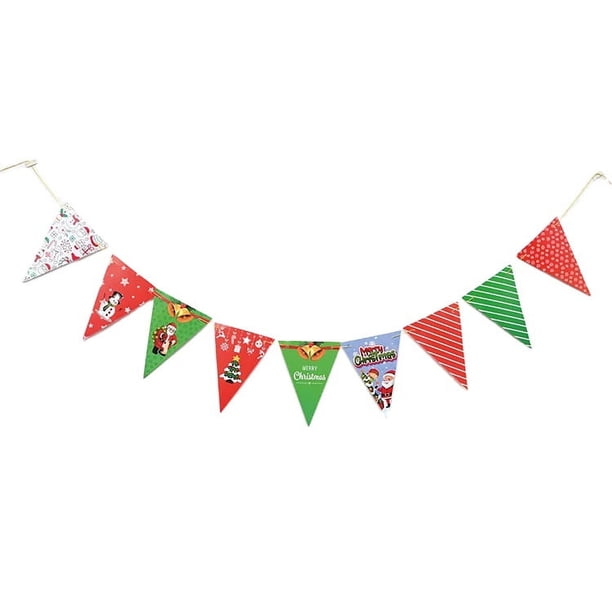 Empavesados navideños Decoración para fiesta de Navidad Pared Excelente calidad Venta al por mayor para decoración colgante de ventana