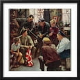 thumbnail image 2 of Art.com Homecoming Marine, October 13,1945 Giclee Print by Norman Rockwell, Black Frame Wall Art, 21" x 21", 2 of 5
