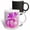 Multicolor, variant on 3drose, Pink Bleeding Heart Floral- Botanical Art, 11oz Magic Transforming Mug