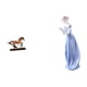 thumbnail image 1 of Figura de caballo,Figura coleccionable de caballo en miniatura,Figura de escritorio,Estatua de niña linda para escritorio,adorno nórdico moderno,Figura de niña en la, 1 of 8